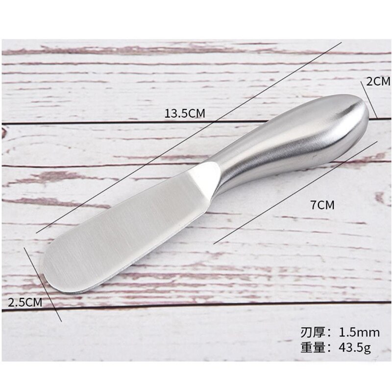 1Pcs Cake Slicer Mes Strooier Boter Kaas Snijmachine Mes Roestvrijstalen Spatel Keuken Tool