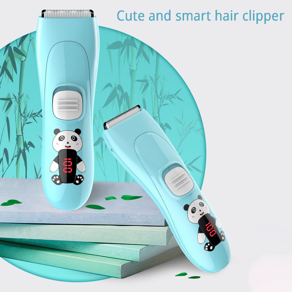 Baby Haar Haarschneidemaschine USB Aufladbare Elektrische Haar Cutter Sicher Trimmer mit 3Stck führen Kämme Geräuscharm für freundlicher freundlicher zubehör