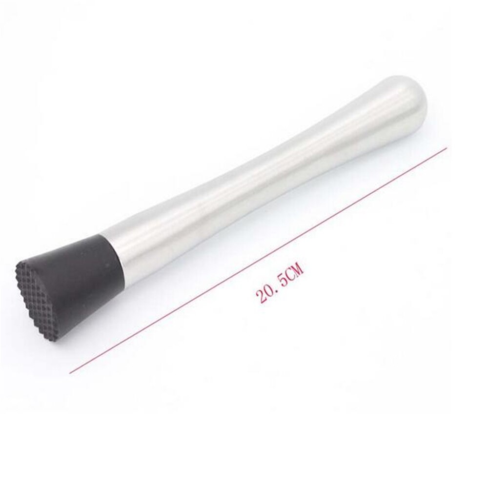 Mezclador de barra de acero inoxidable para cóctel, herramientas de trituración de hielo, Mojito para bebidas de frutas, trituradora, herramienta de Bar