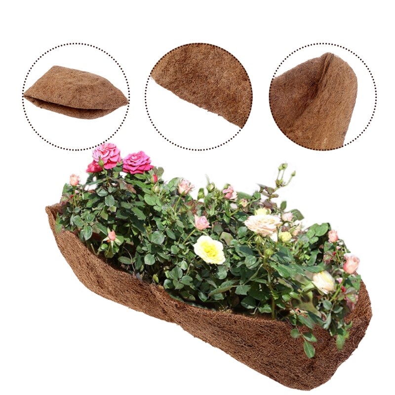 Coco Liner Trough Replacement Liner Wall-mounted Manger Coconut Palm Mat Liner