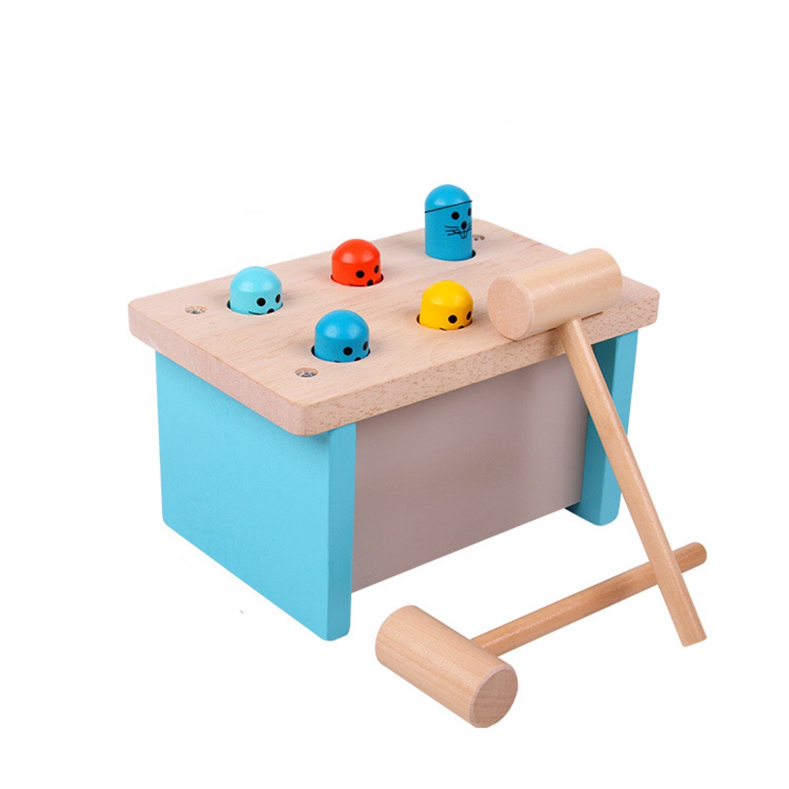 Houten Hamer Speelgoed-Kinderen Beat Speelgoed-Hamster Speelgoed-Voorschoolse Houten Speelgoed Gebouw Speelgoed Puzzels Games: Default Title