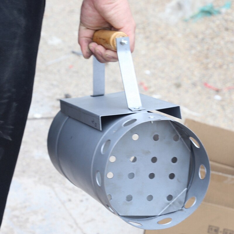 Compact Chimney Starter Rapid Charcoal Starter Large Capacity Rust Resistance Grill Barbecue BBQ Chimney