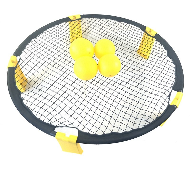 PVC Volleyball Team Game Set - Spike Ball Outdoor Sports for Family Backyard Beach Park