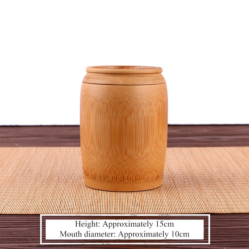 Portable Bamboo Tea Canister Travel Food Storage C... – Grandado
