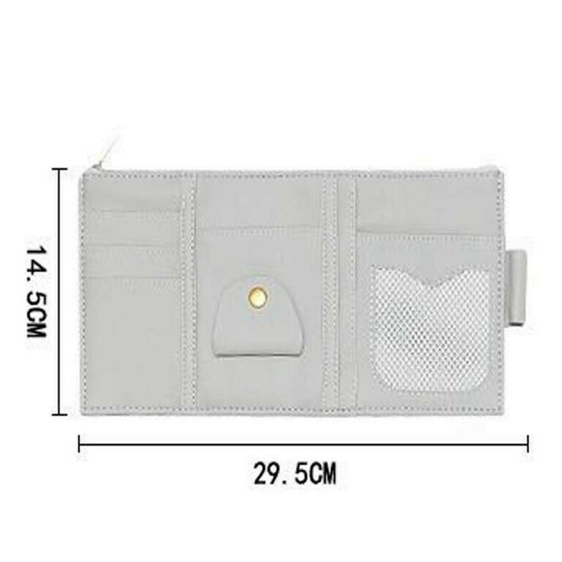 Universal Car Auto Visor Organizer Holder Case for Card Glasses Car Accessories Sun Visor Multifunctional Storag Bag