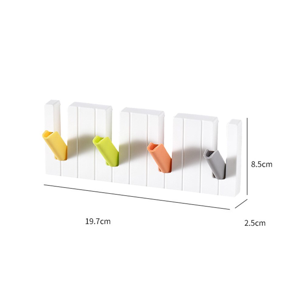 Clothes Rack Keyboard Wall Mounted Hanger Hook Piano Keyboard Clothes Co... – Grandado