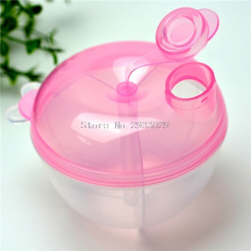 Portable Baby Infant Milk Powder Formula Dispenser Container Storage Feeding Box U50F: Pink
