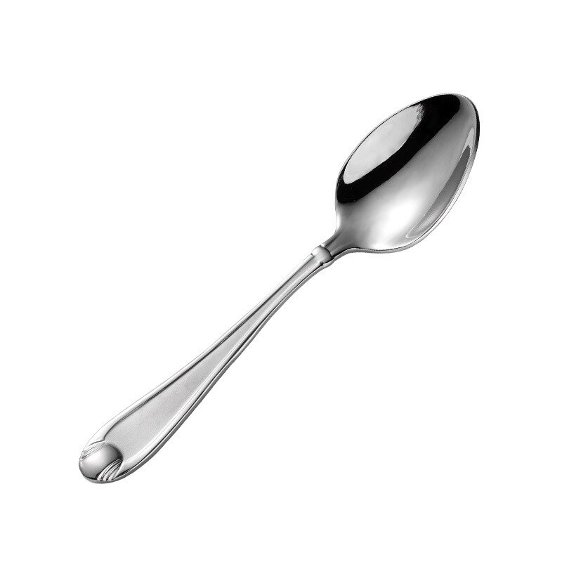 Lidafish-vajilla nórdica de acero inoxidable, cuchillo, tenedor, cuchara, mesa de cocina, accesorios de cocina, 1 Uds.: silver spoon