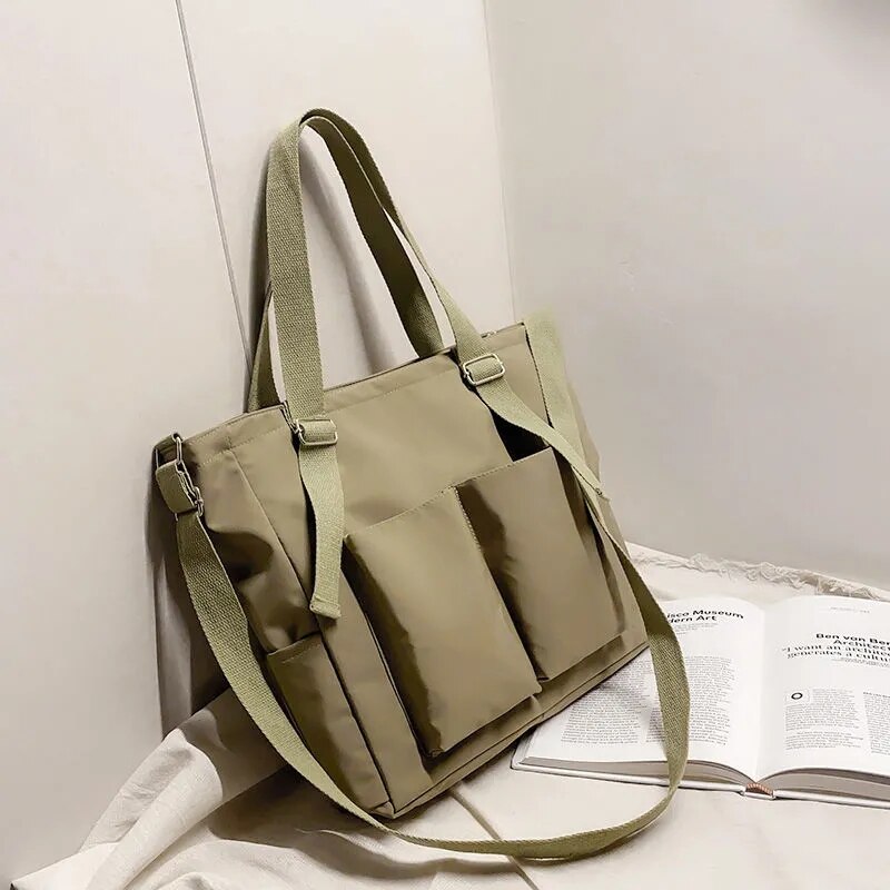 Oxford – sac à bandoulière multifonction pour femmes, sac seau étanche, fourre-tout en tissu de grande capacité, grand sac à main de voyage