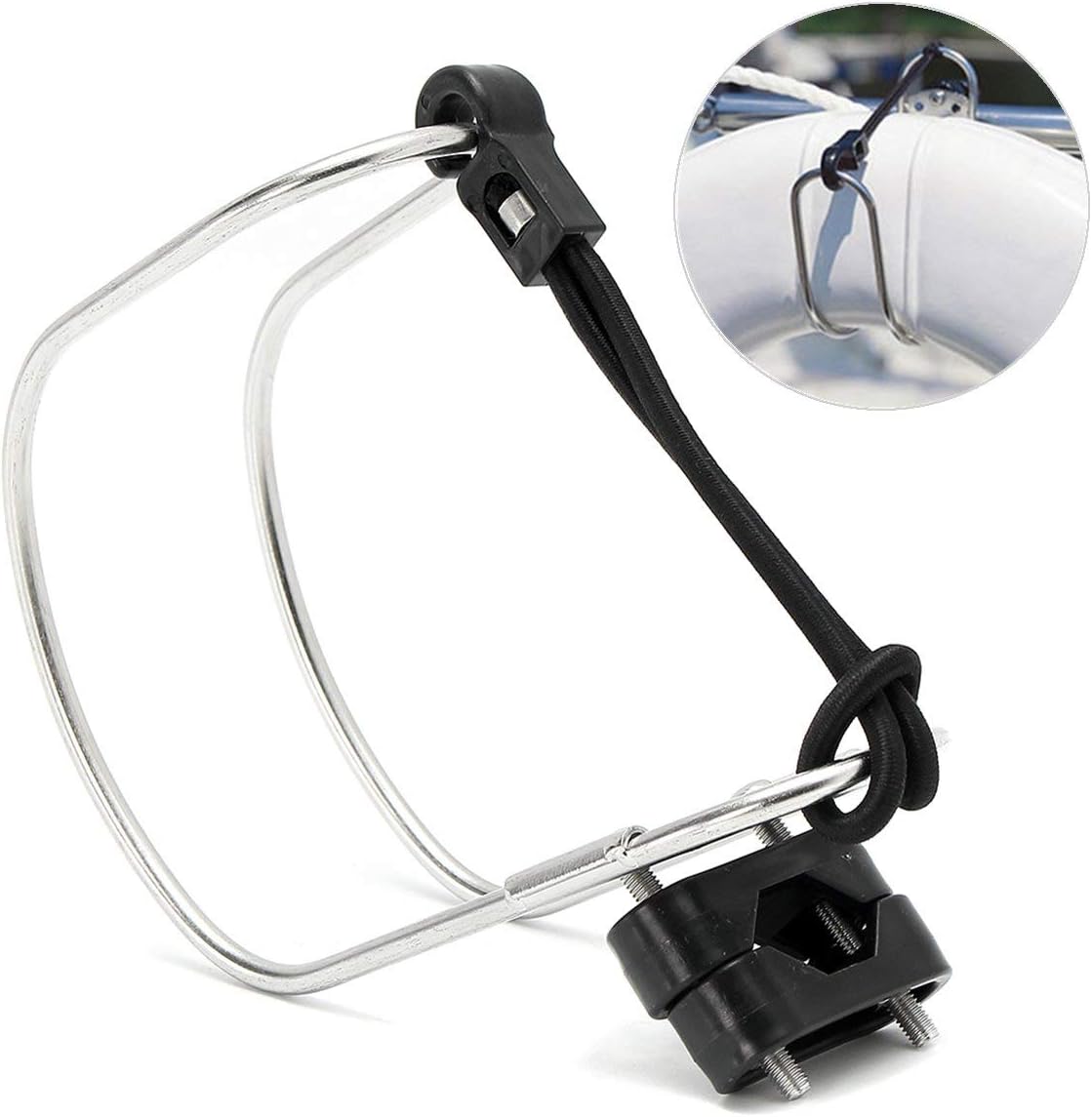 Boot Accessoires Marine Rvs Leven Ring Houder Reddingsboei Beugel Voor Rial 7/8 ~ 1"