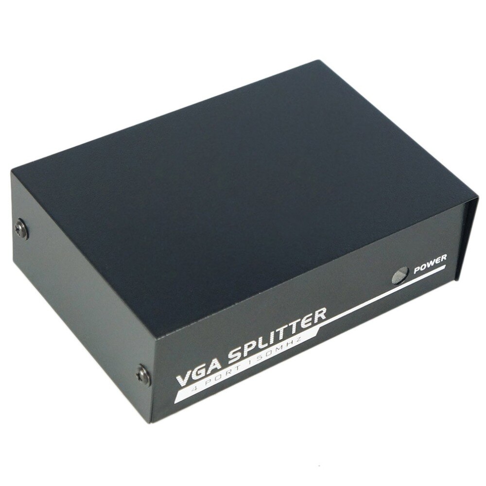 Newest 150MHz 4 Port Monitor Switch VGA SVGA Video Splitter Box Adapter USB Powered
