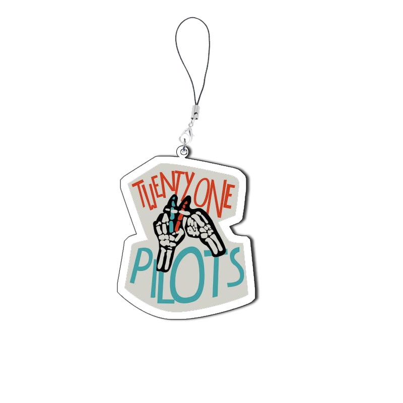 Twenty One Pilots Keychain Mobile Phone Chain Acrylic Twenty One Pilots Key Ring Pendant Accessories Jewelry Fans ﻿: Yellow