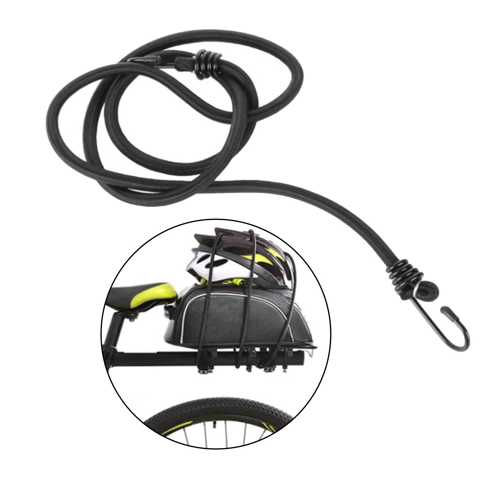 Bike Bungee Cords with Hooks Straps Tie Down Caravan Camping Fixed Band
