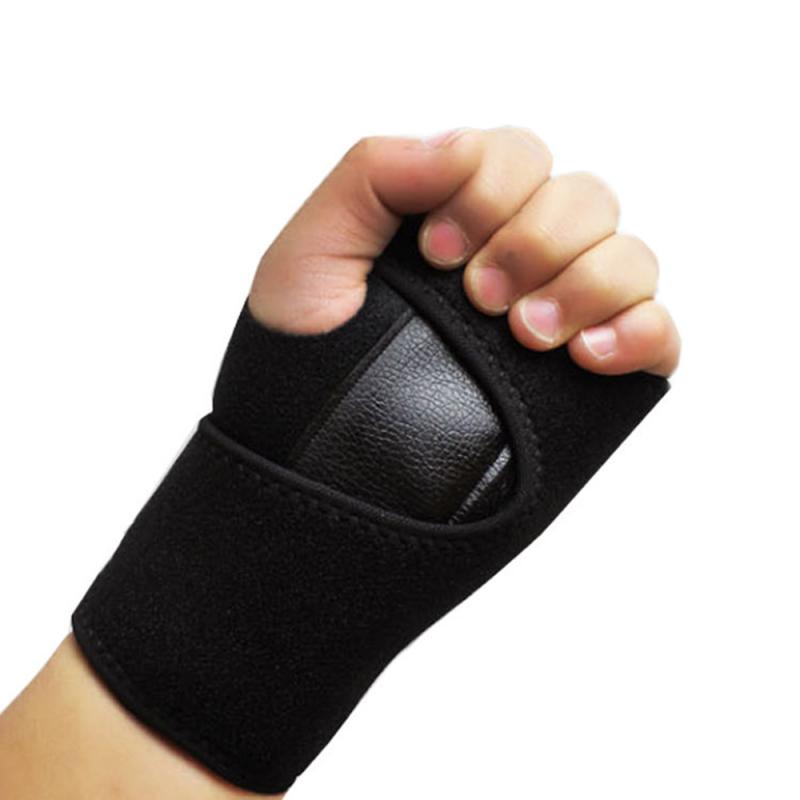 Neopreen Polssteun Hand Brace Carpaal Tunnel Spalk-Artritis Protector Handschoen Ondersteuning Verstuiking Carpaal Tunnel Spalk Wrap: 02-Left hand