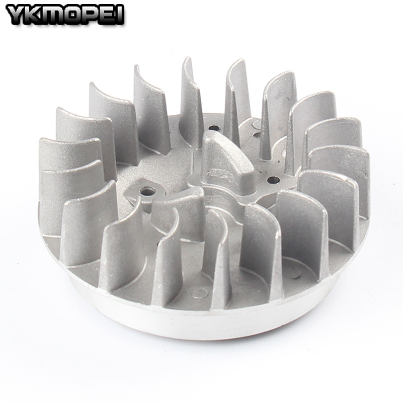 Volano di avviamento a strappo per motore a dovuto tempi 47cc 49cc mini Moto tasca sporco bicicletta ATV Quad andare Kart Moto Minimoto