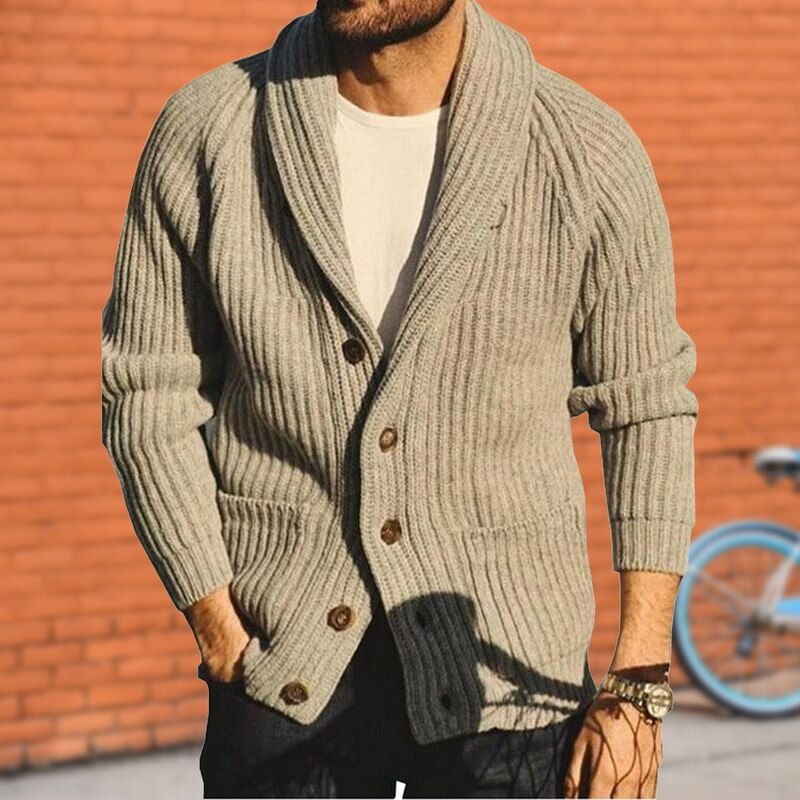 Brand Sweater Men Autumn Winter Thick Warm Cardigan Men Arrivals Streetwear Casual Sweater Coat