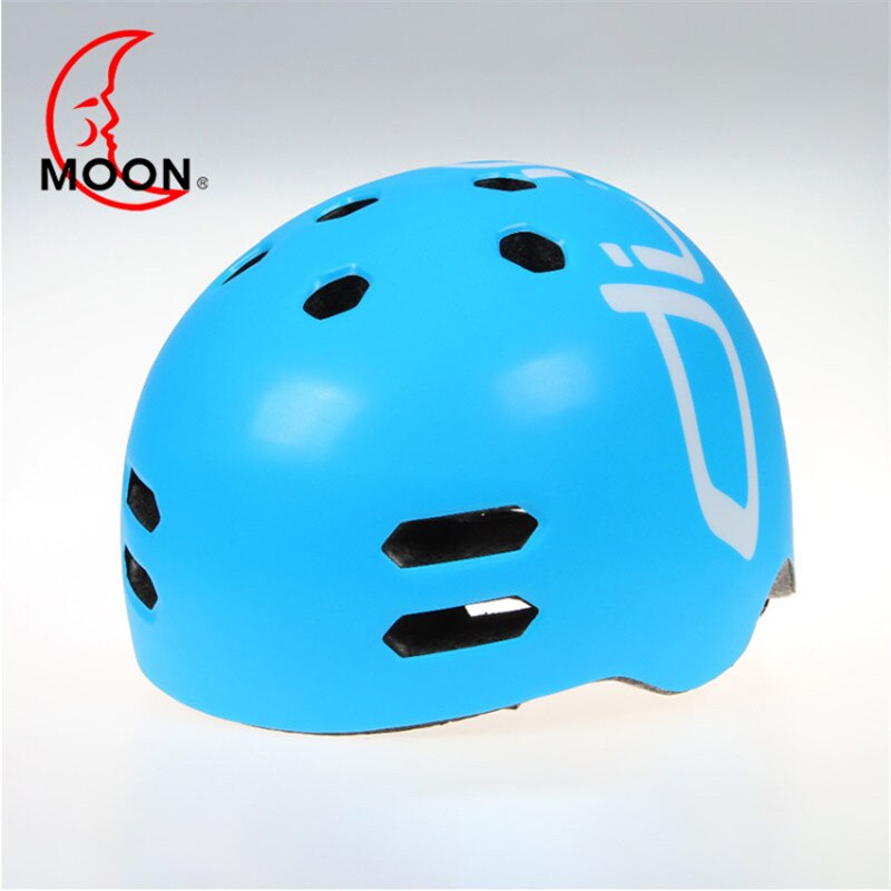 Casque de roller moon pour la montagne et le roller, casque de sécurité semi-couvert, multifonctionnel, couleur pure, casco skate  a4