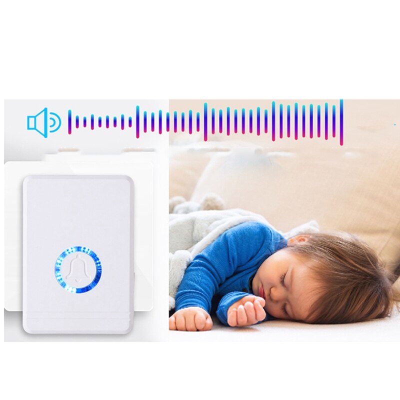 Draadloze Waterdichte Motion Sensor, Deur Raam Alert Alarm, Infrarood Sensor Deurbel Voor Thuis & Garagedeur, us Plug