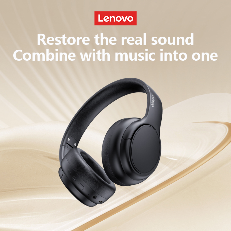 Oryginalny bezprzewodowy zestaw słuchawkowy Bluetooth Lenovo 5.3 TH20 Gaming Dual Mode Składane słuchawki sportowe HIFI Sound Music Earphone 2023 Nowość