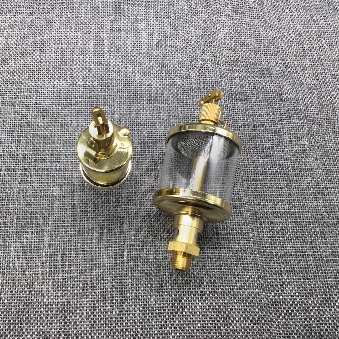 1/8" 1/4" 3/8" 1/2" BSP Male x 1" - 4" OD Cup Brass Sight Gravity Drip Feed Oiler Lubricator For Hit Miss Engine