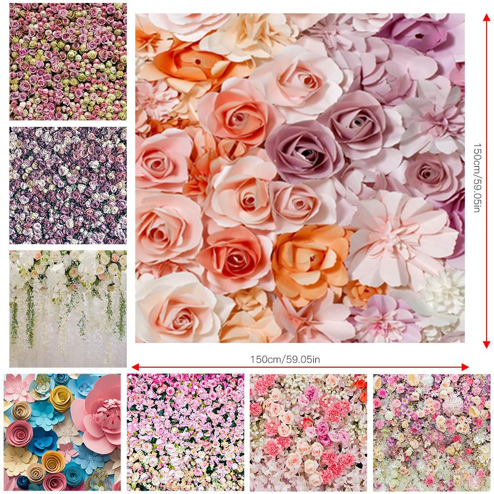 150 cm Mehrfarbig Blume Zauberstab Baby Fotografie Kulissen Tuch Party Ateliers Dekoration für dekoration in Ateliers