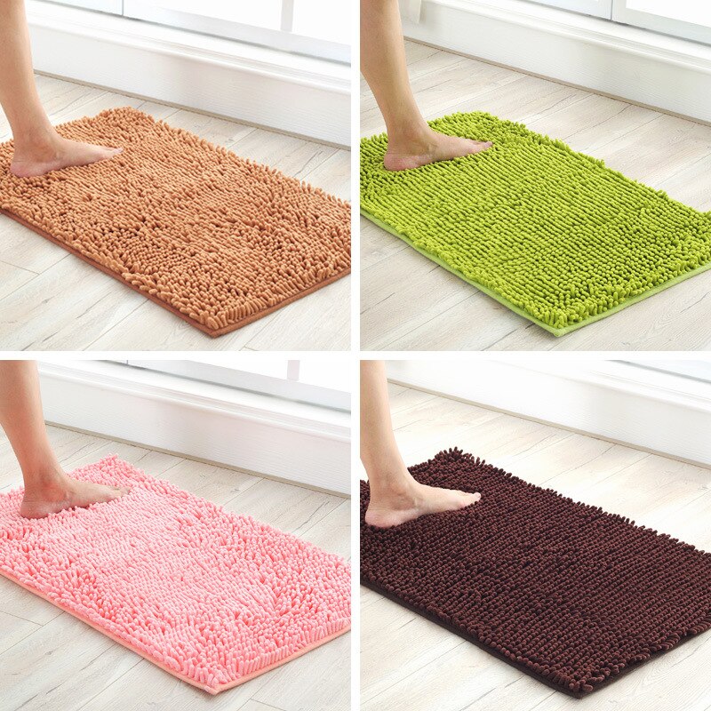 Ensemble 40*60/40*120CM, tapis de bain en microfibre absorbant, tapis de salle de bain doux et moelleux, tapis de salle de douche