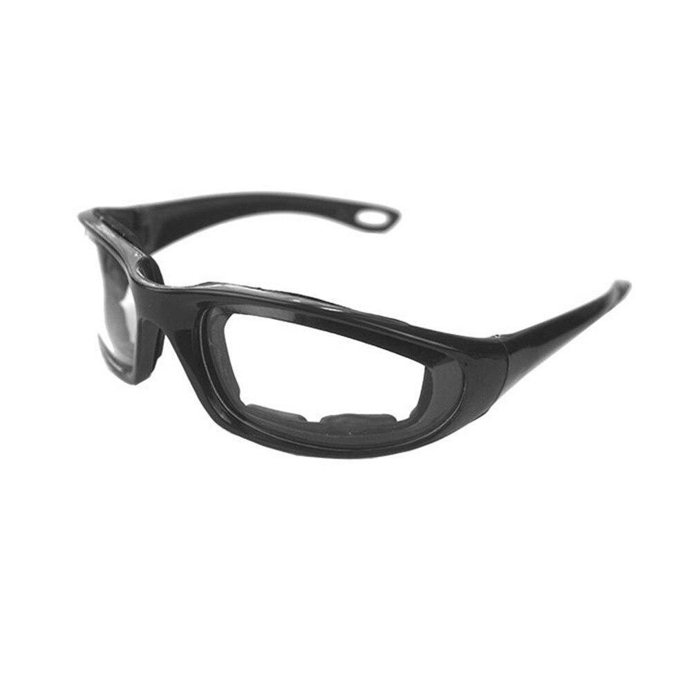 Gafas de seguridad para cocinar, protectores faciales sin lágrimas prémium, para cebolla, barbacoa, herramientas de cocina, protegen los ojos: Black