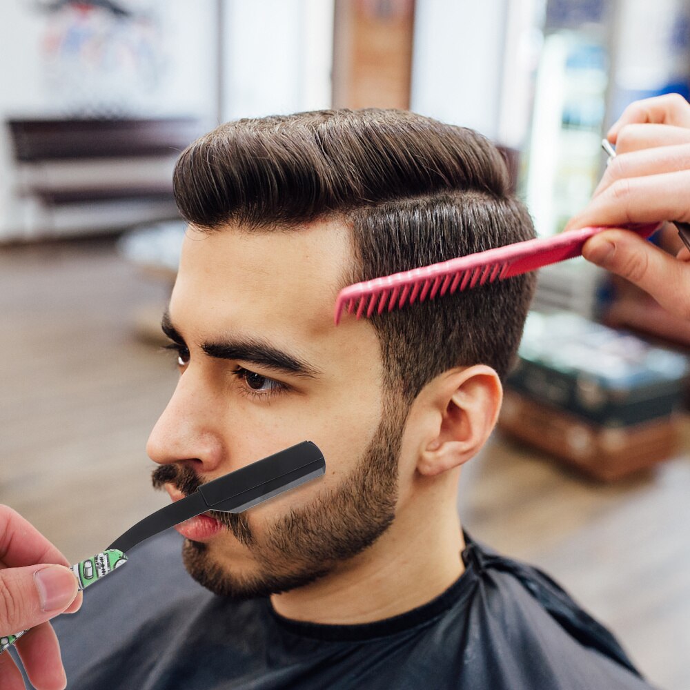 Hair Styling Razor Durable Barber Manual Shaver Barbershop Hairdressing Supply