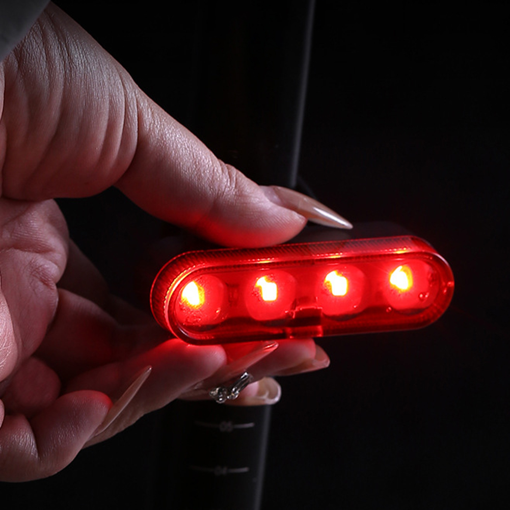 LED Sicherheit Warnung Rücklicht USB Aufladbare Radfahren Rücklicht Wasserdichte Fahrrad Hinten Nachtlicht für Nacht Laufen