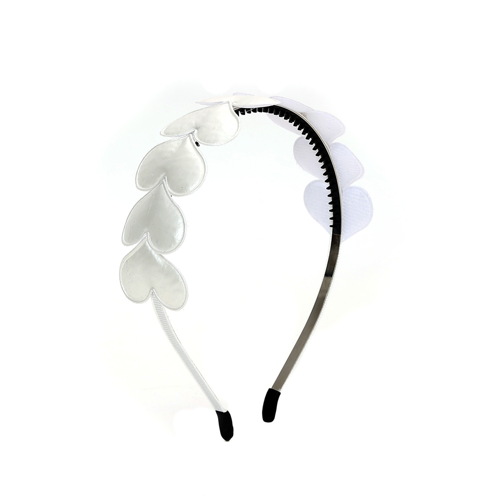 Hart Haarbanden Schattige Haarspelden Meisjes Haarclips Pony Haarspeldjes Clip Kids Hoofddeksels Mode Haar Accessoires Band: Donker Kaki