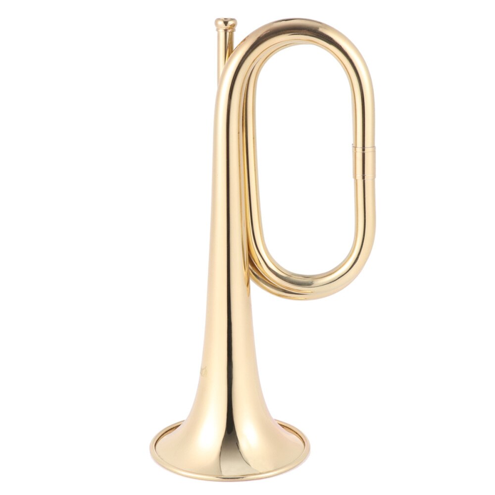 1Pc Trumpet Student Trumpet Flat Trumpet Brass Instruments Bugle Trumpet for Outdoor