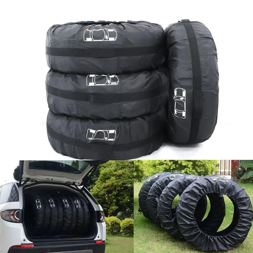 Autoreifen-Abdeckung, Reifen-Tragetaschen, Reserverad-Abdeckung, Auto-Rad-Aufbewahrung, wasserdichte Reifen, Taschen, Reifen, Fahrzeugschutz, staubdicht