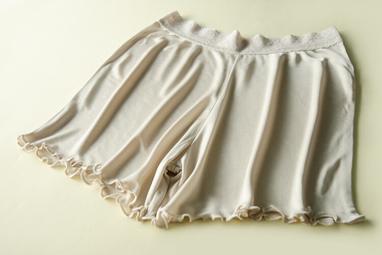 100% Moerbei Zijde huidvriendelijke Vrouwen Gebreide Pure Zijde Veiligheid Korte Broek Ml XL