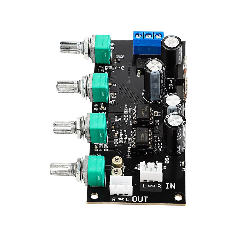 AIYIMA NE5532 scheda preamplificatore tono Treble Bass Midrange regolazione del tono del Volume preamplificatore per amplificatore di potenza