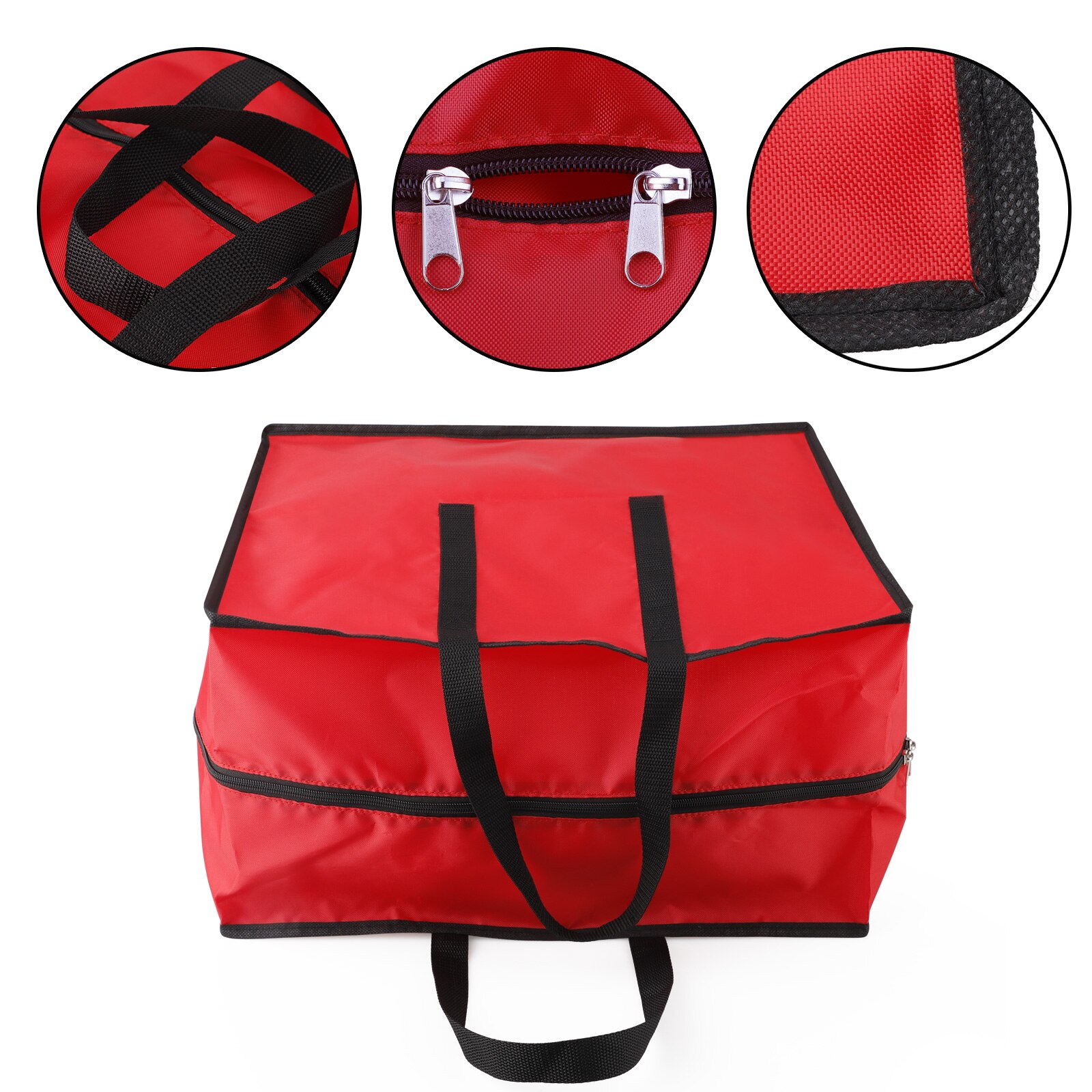 Christmas Light Storage Bag Organizer Storage Nylon Storage Bag Easy To Store Handle Easy To Use Nylon Material Lights Zip Sack