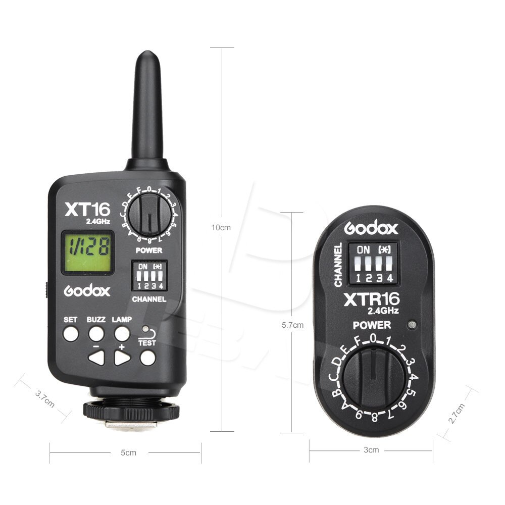 Godox XT-16 XT16 Wireless Radio-Controlled Flash Trigger for Godox Witstro AD360 DP/DE/QT/SQ/GT/GS Series Studio Flash Light