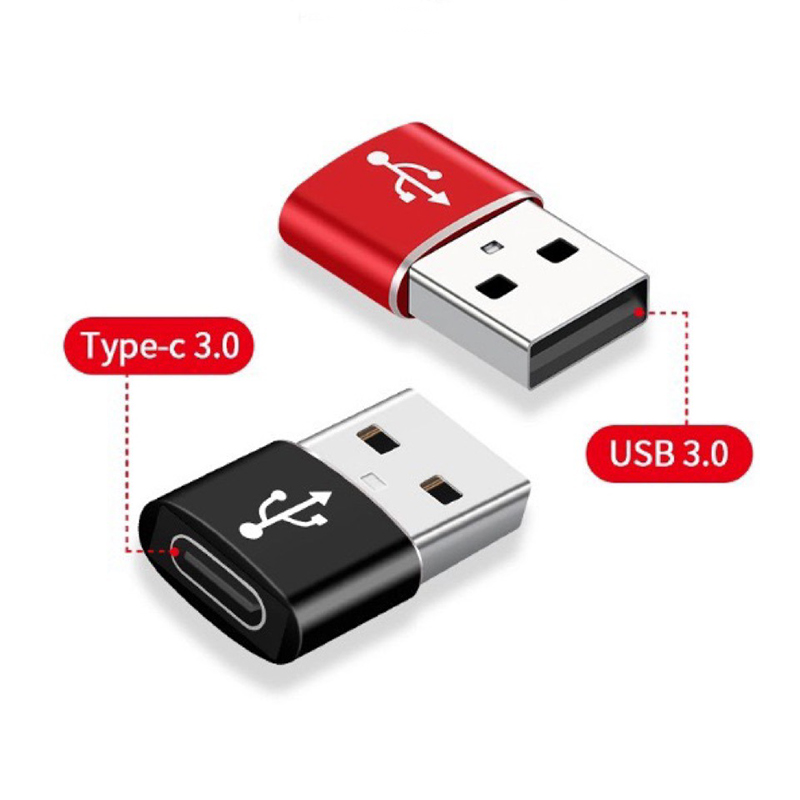 USB 3.0 to USB C 3.1 Adapter Mini Hi-Speed USB Type C Female to USB Type A Male Fast Charging Data Sync OTG Adapter Converter