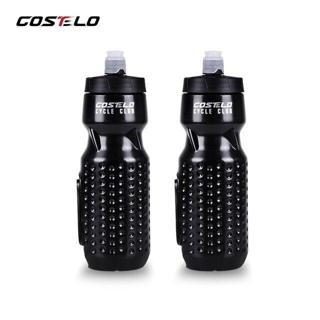 Innovation Costello-botella de agua para bicicleta, recipiente de ajuste magnético, botella de agua deportiva, frascos de vidrio de 710 Ml: black 2 pcs