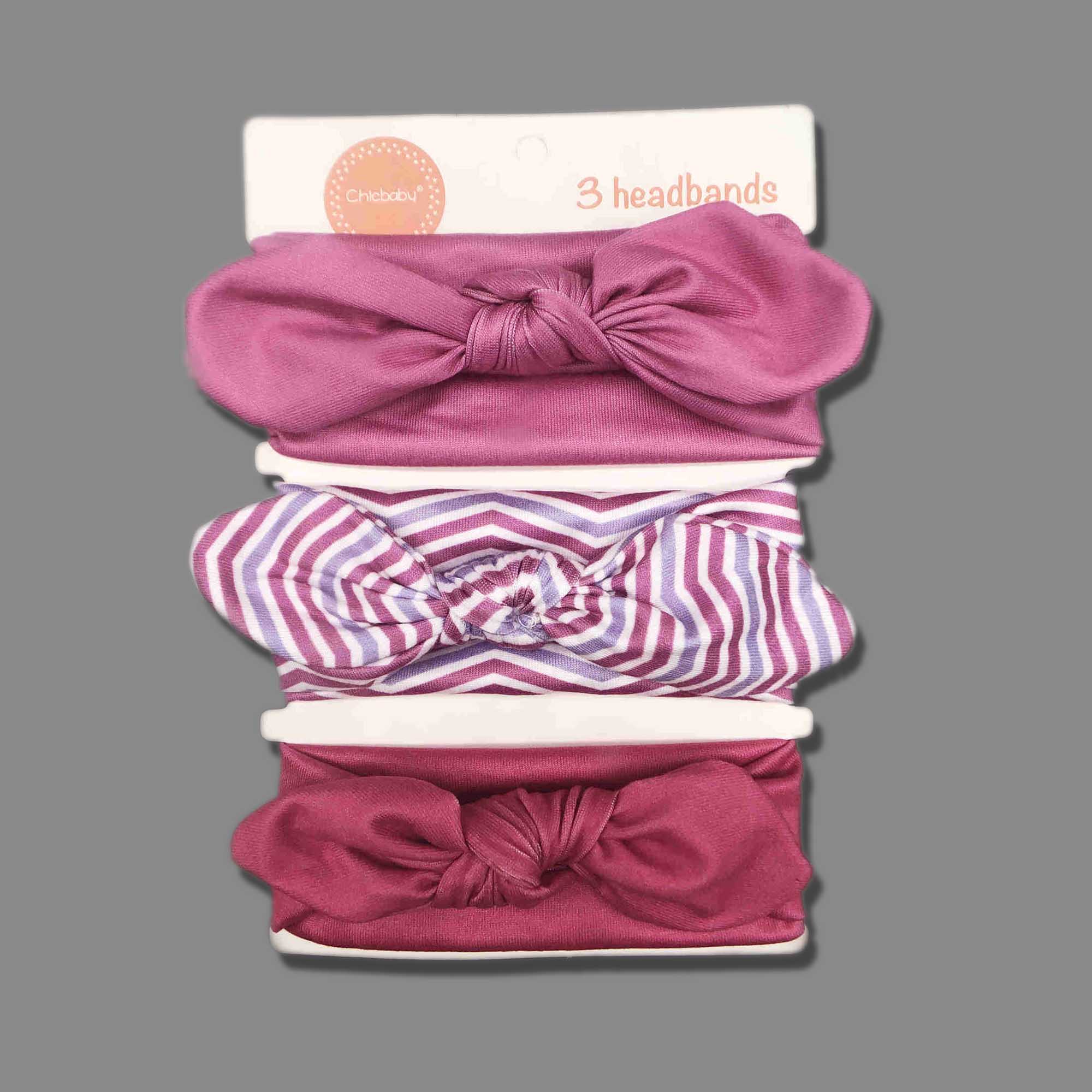 3pcs baby girl hoofdband voor pasgeboren baby's hair band elastiek accessoires Baby Meisjes Hoofdbanden Kinderen Tulband HairAccessorie: N-15