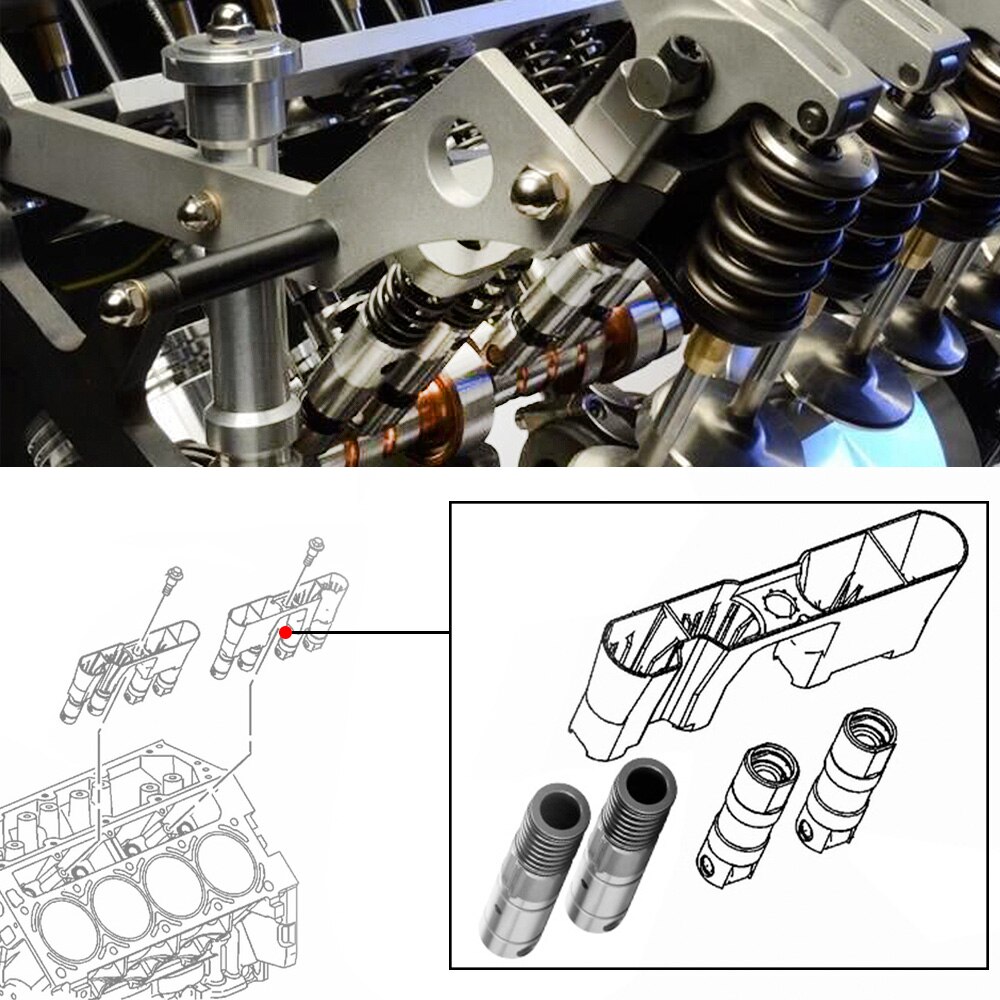 Oem moottorin venttiilinnostin aktiivinen polttoaineen hallinta buick chevy chevrolet cadillac gmc isuzu  v8 5.3l/6.0l/6.2l 12645725