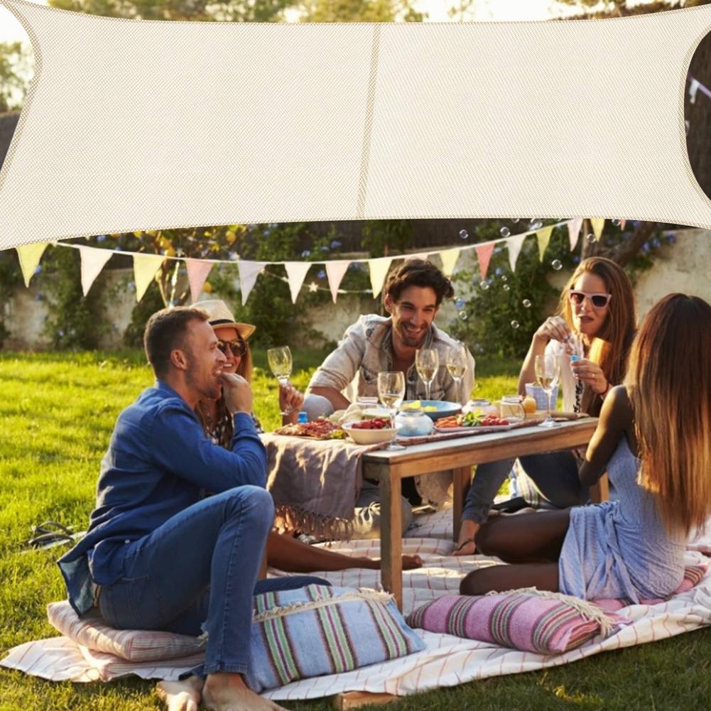 Courtyard Sun Shade Sail Canopy Waterproof Pool Shade Sail Cover