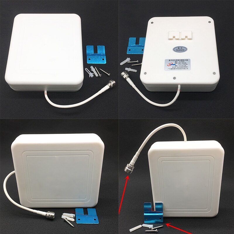Antena de panel interior 7/8DB 800-2500MHz GSM 3G WIFI repetidor de pared direccional de interior amplificador de antena