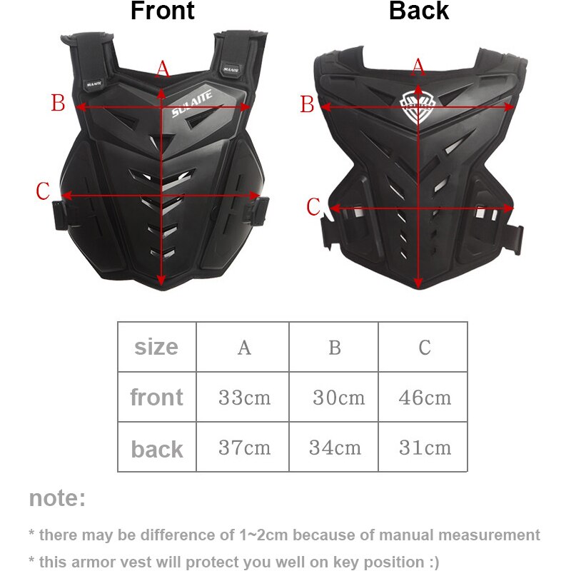 Motocross Armor Vest Body Armor Motorcycle Safety Vest Colete Armadura Motorrad Weste Chaleco de Seguridad Protektoren Weste