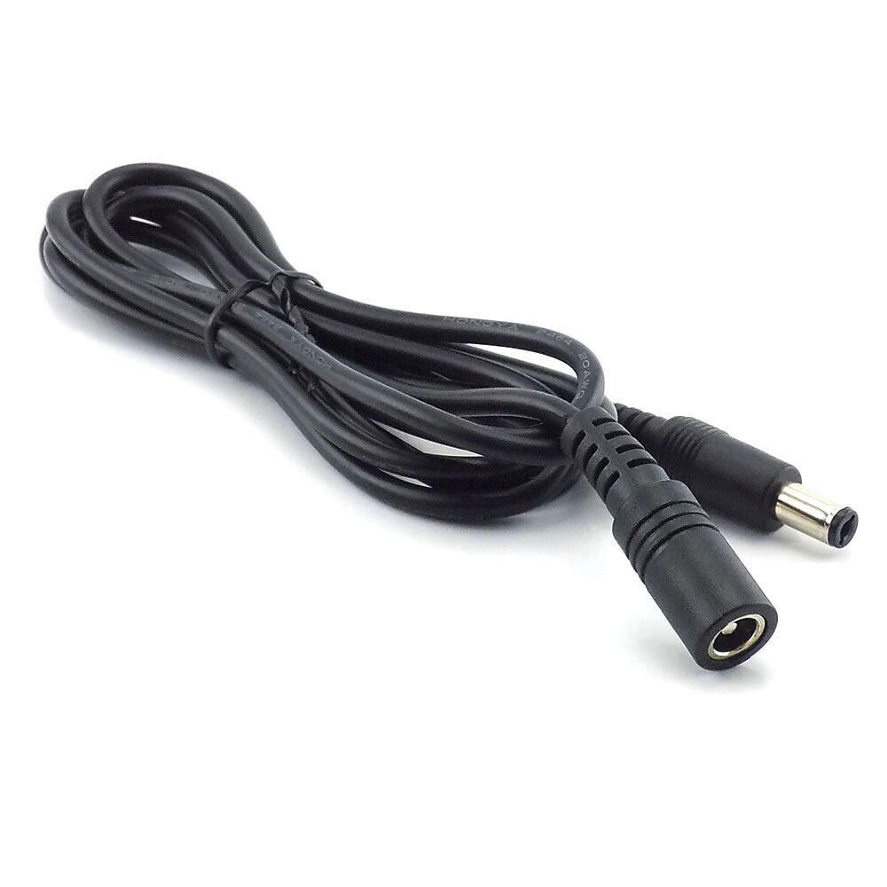 12V DC Power Supply Cable Extension Cord Female to Male 5.5mmx2.1mm Plug Adapter For CCTV Camera LED Light Strip