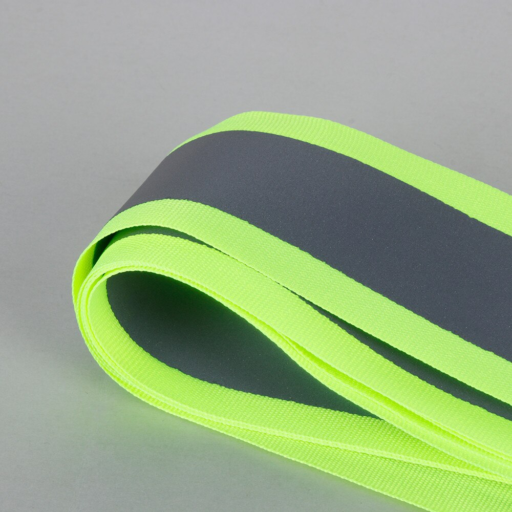 5M High Visibility Safety Reflective cloth DIY Fluorescent webbing sewing on Reflective Tape For Clothing Warning Safety Trim