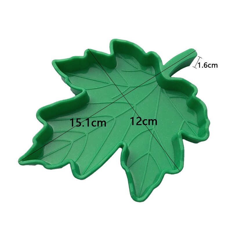 Plato alimentador de hoja para Reptiles, alimentador para tortugas, maíz, serpiente, gatear, beber, anfibios