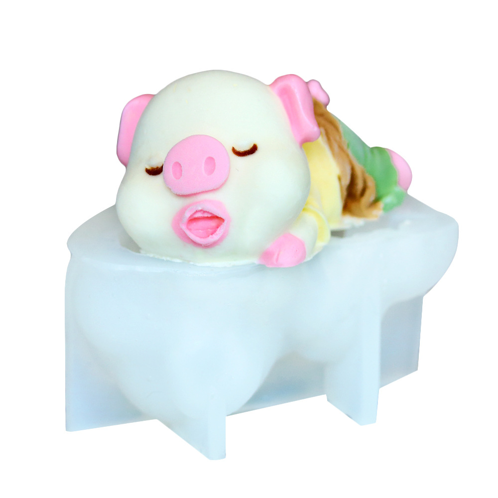 Fun 3D Speeksel Pig Cake Silicone Mold Cookie Ijs Fondant Mallen Chocolade Puddingvorm Cake Decoratie Gereedschappen