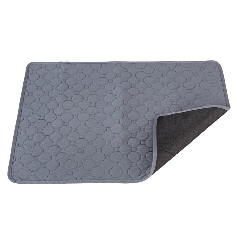 Tapis à couches lavable pour cochon d'inde, lapin, imperméable, pour Hamster, literie, Cage, coussin de pipi pour chat, grand chien: M / Brun foncé