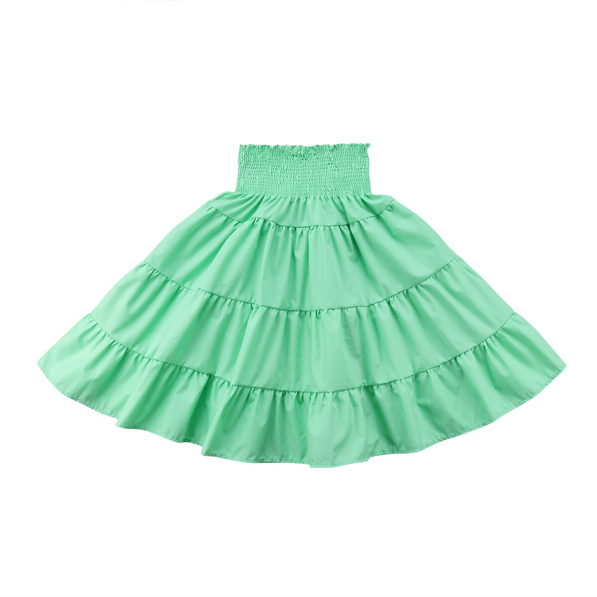 Kids Girls Bobo Long Maxi Skirts Summer Elastic Waist Skirt Cute Girls Clothes Kids Girl 1-5T