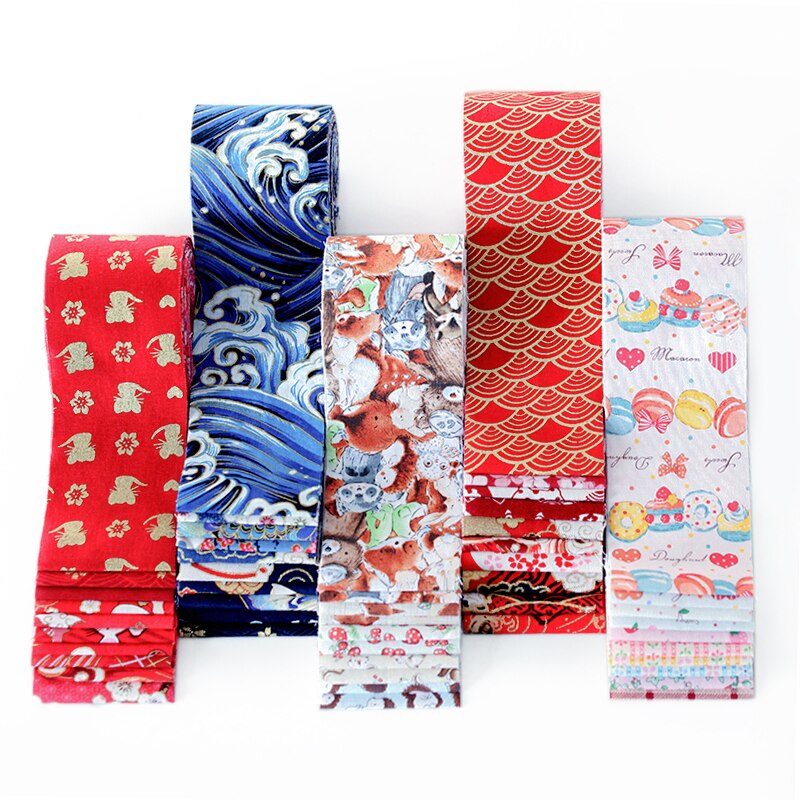 Dailylike Jelly Roll Katoen Stof Roll Stof Strips Roll Jelly Roll Stof Strips Voor Quilten Patchwork Stof 10Pcs/roll